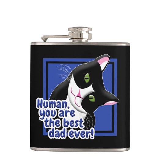 父の日猫 フラスク (正面)