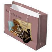 父の日猫 ラージペーパーバッグ (正面アングル)