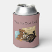 父の日猫 缶クーラー (缶正面)