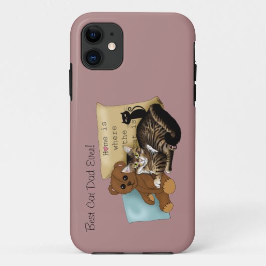 父の日猫 Case-Mate iPhoneケース (裏面)