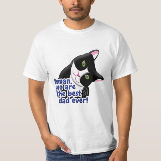 父の日猫 Tシャツ (正面)