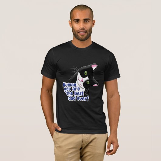 父の日猫 Tシャツ (正面フル)