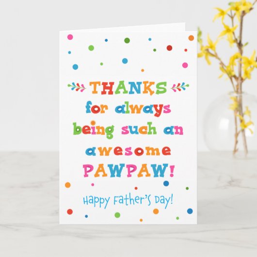 父の日用カード カード (黄色い花)