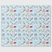 父の日用具 ラッピングペーパー (フラット)