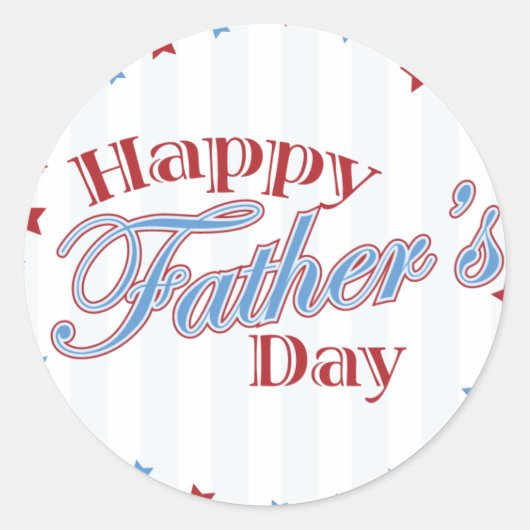 父の日用品 ラウンドシール (正面)