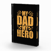 父の日私のパパマイ・ヒーロー フォトブロック (右)