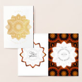 父の日箔フローラシールグリーティングカード 箔カード (ディスプレー)