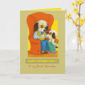 父の日素晴らしのカードのおじいちゃんのために カード (黄色い花)