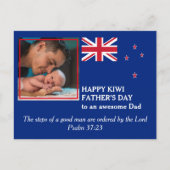 父の日素晴らしパパニュージーランド ポストカード (正面)