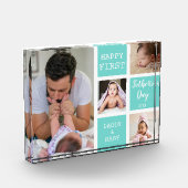 父の日緑の4枚写真集 フォトブロック (左)