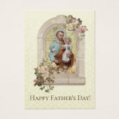 父の日聖ヨセフ追悼のカード (正面)