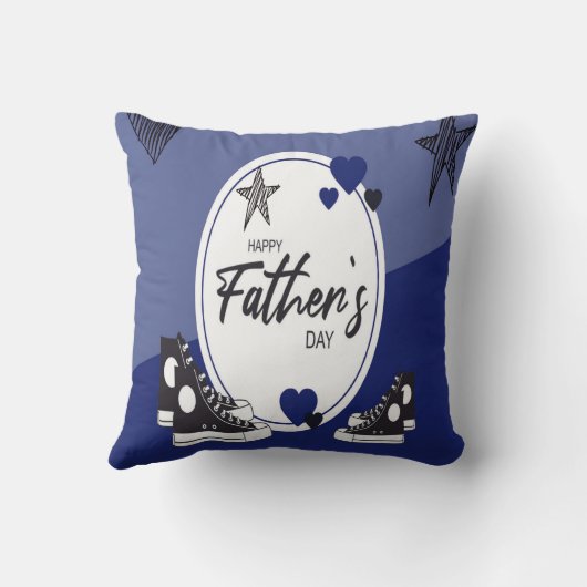 父の日装飾用クッションパパとキッズスニーカー クッション (裏面)