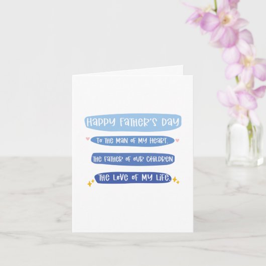 父の日記妻からのカード カード (蘭)