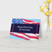 父の日記空軍パパ カード (黄色い花)