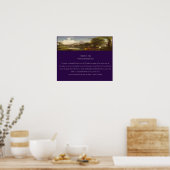 父の日詩プリント ポスター (キッチン)