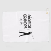 父の日贈り物 |パー最高のでグランドパ ゴルフタオル (横)