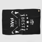 父の日贈り物 |パー最高のでグランドパ ゴルフタオル (横)