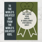 父の日贈り物 ワインラベル (シングルラベル)