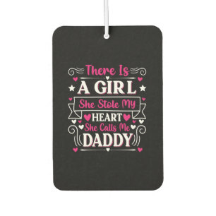 父の日贈り物 A Girl Calls Me Daddy カーエアーフレッシュナー