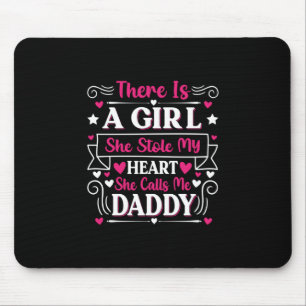 父の日贈り物 A Girl Calls Me Daddy マウスパッド