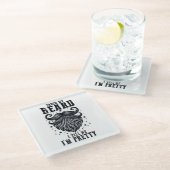 父の日贈り物 | Touchマイヒゲ ガラスコースター (アングル)