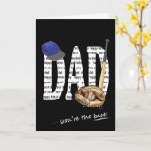 父の日野球 カード (黄色い花)