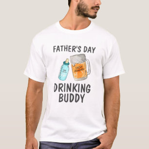 父の日飲みバディビールベビーボトル名 Tシャツ