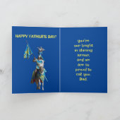 父の日騎士カード サンキューカード (内部)