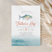 父の日魚釣りアットザレイク招待状 招待状