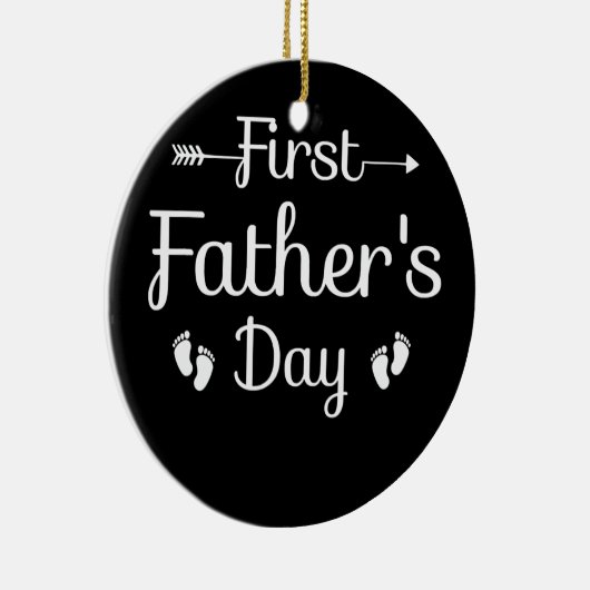 父の日1世パーソナライズされたの父の日 セラミックオーナメント (右)