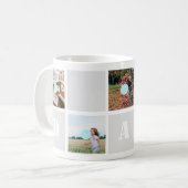 父の日10写真母コラージュマグ コーヒーマグカップ (正面左)