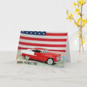 父の日1955シェヴィカーマップ カード (黄色い花)