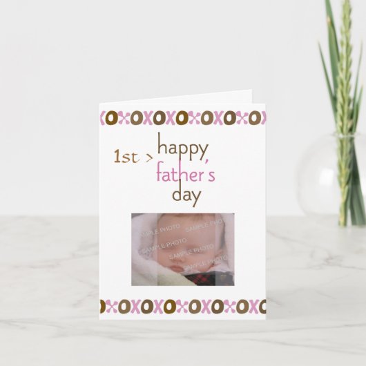 父の日1stフォトカード カード (正面)