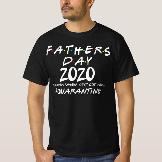 父の日2020検疫 Tシャツ (正面)