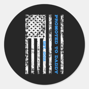 父の日2022年パパに昇進 ラウンドシール