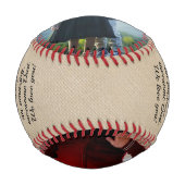 父の日2023写真フルカラーギフト 野球ボール (正面)