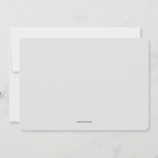 父の日3写真グリーティングカード 招待状 (裏面)