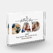 父の日3写真コラージュプラーク フォトブロック (左)