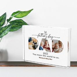 父の日3写真コラージュプラーク フォトブロック