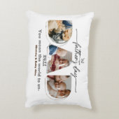 父の日3写真コラージュ アクセントクッション (裏面(縦))