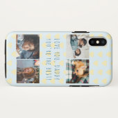 父の日4写真の撮影コラージュ愛あなたパパ Case-Mate iPhoneケース (裏面(横))