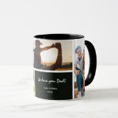 父の日5写真記念カスタム文字 マグカップ (正面右)