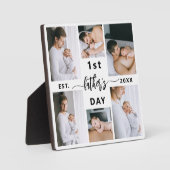 父の日6写真コラージュ フォトプラーク (正面)