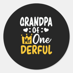 父の日  おじいちゃんのおじいちゃん ラウンドシール