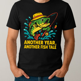 父の日+お父さんとの釣り思い出 Tシャツ