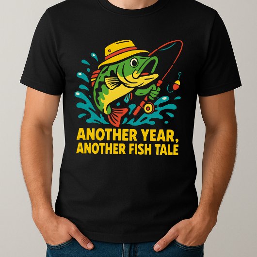 父の日+お父さんとの釣り思い出 Tシャツ