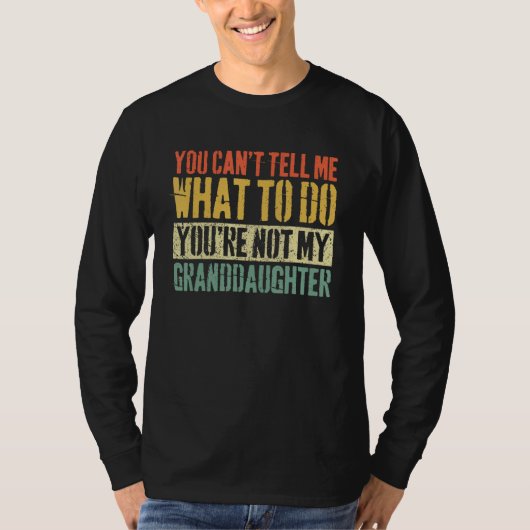 父の日 お父さんに命令は無理 Funny Tシャツ (正面)