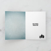 父の日 - お父さんみたいな人 - 彼の名前で家族 カード (内部)