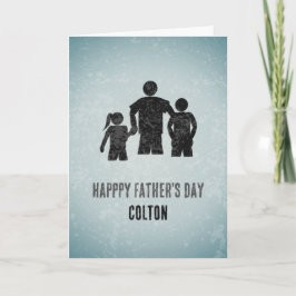 父の日 - お父さんみたいな人 - 彼の名前で家族 カード