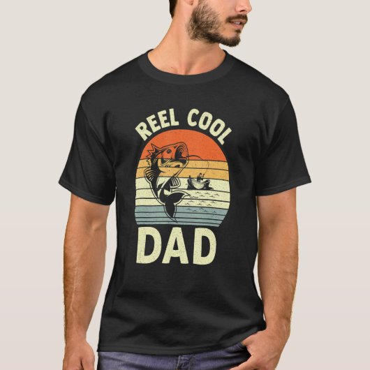 父の日 お父さん 釣り好き パパ ダディ Tシャツ (正面)